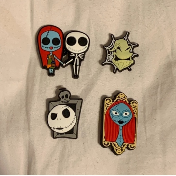 Nightmare before Christmas shoe charms for crocs Disney Jack Sally zero - Picture 4 of 6